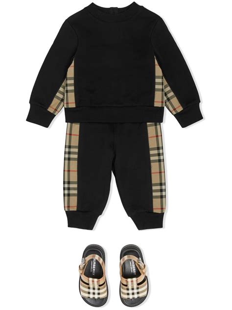 kids burberry tracksuit|kids burberry shirts.